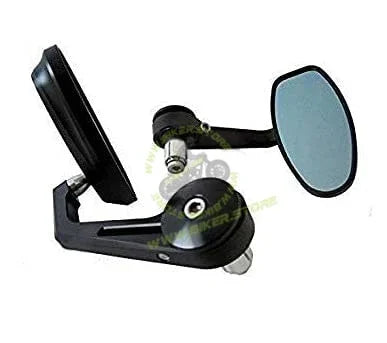 SGTB Handle Grip End Oval Side Mirror Bullet Classic Standard Thunderbird Electra 350 500 Pack of Two Rear View Mirrors|B07RGLSRNF