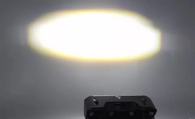 HJG Original 90W Mega Drive 3 Lens Dual Color White/Yellow LED Foglights (Set of 2) - Biker.Store - www.biker.store