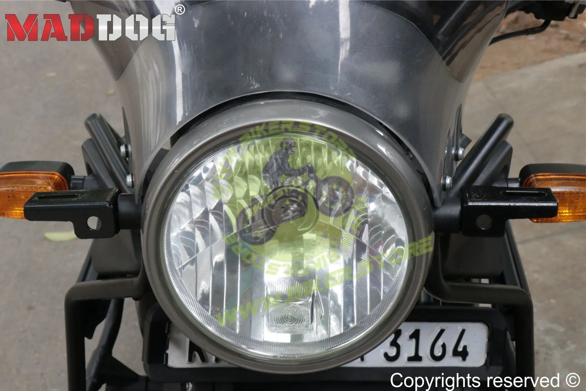 Maddog Universal Headlight Clamp - Biker.Store - www.biker.store
