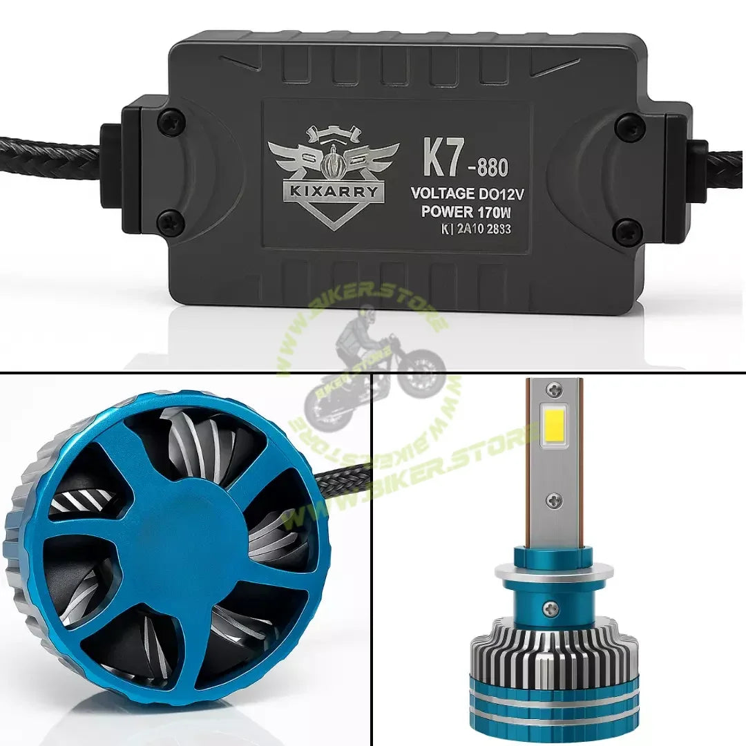 Ki Karry 330W WHITE LED HEADLIGHT BULB FOR CAR - Biker.Store - www.biker.store