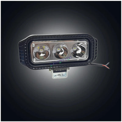HJG 3 LED Heavy New Model 40W Fog Light Waterproof CREE LED Fog Light with 3 Mode Function High Beam/Low Beam & Flashing for Bike/Motorcycle and Cars (40W, Black, 1 PC) - Biker.Store - www.biker.store