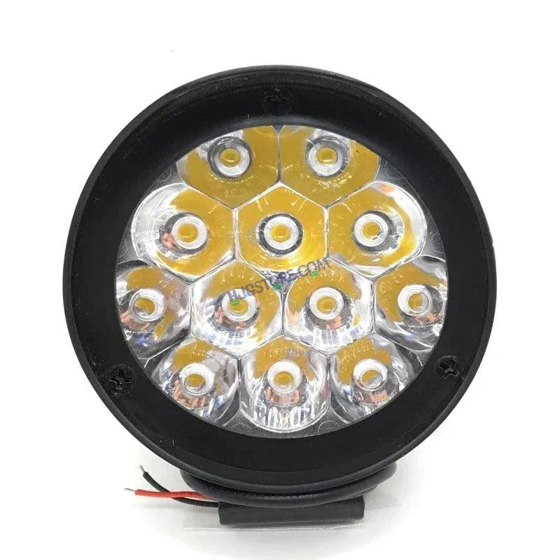 HJG 12 LED Cap Fog Light For Universal For Bike Universal For Car (Set of 2 with Switch) 42W HJG - Biker.Store - www.biker.store