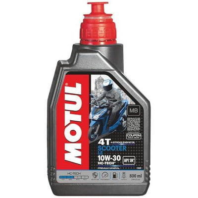 Motul Scooter LE 10W-30 Engine Oil for Gearless Scooters – Advanced Engine Protection, Smooth Pickup, Better Mileage & Long-Lasting Performance, 800 ml - Biker.Store - www.biker.store