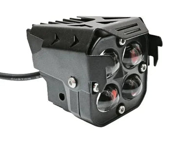 Original HJG 3-in-1 HJG Fog Light: 120W-12V Red, White, Yellow! Illuminate Your Ride with 4 LED Laser Widelight. Perfect for Bike, Car, Thar, Jeep Adventures - Biker.Store - www.biker.store