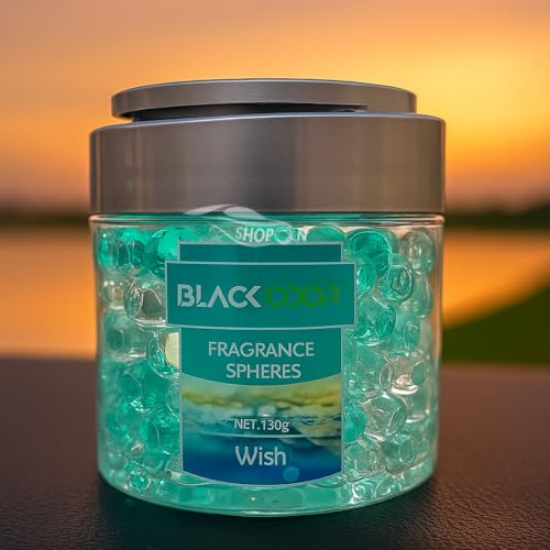 Black Odor In Many Fragrance Spheres – Premium Long Lasting Aroma Beads (130g) Pack of 1 Pcs (Kiwi Fruit) - Biker.Store - www.biker.store