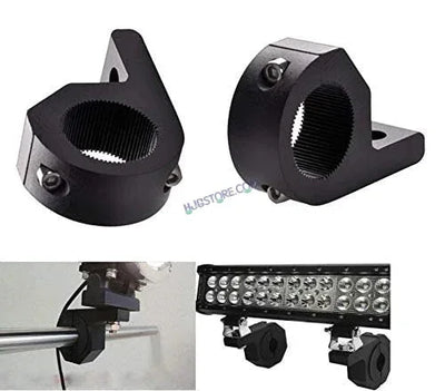 HJG Clamps Leg Guard Mounting Clamps Foglight Leg Guard Clamp Clamps Universal Clamps For Mounting Fog Lights Universal ( Pack Of 1 Set, 2pc) - Biker.Store - www.biker.store