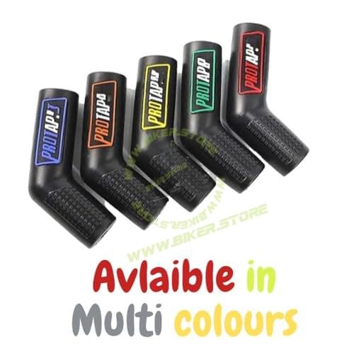 BIKERSTORE.IN Bike Lever Shoe & Boot Protector Gear Shifter Cover Rubber L Shape Universal Shift Sock Side Stand Guard for All Bikes Motorcycles (Assorted Color) - Biker.Store - www.biker.store