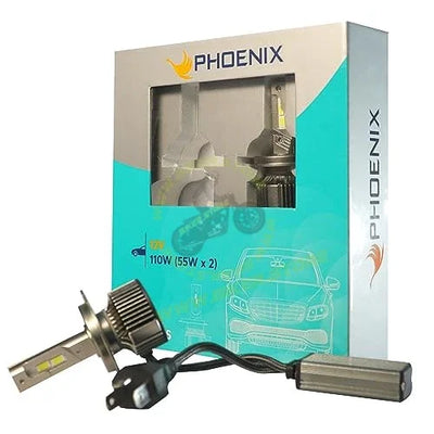 Phoenix H4 LED Headlight Bulb 12V 6000/6000K (1 Set) - Biker.Store - www.biker.store