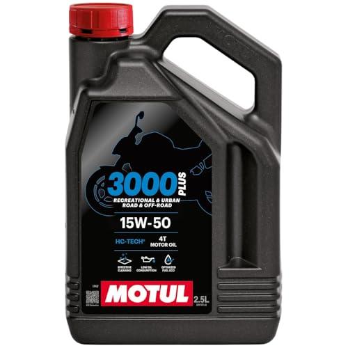 Motul 3000 4T Plus 15W-50 Engine Oil for Royal Enfield – HC-Tech Formula, API SM, Advanced Engine Protection, Smooth Performance & Long-Lasting Care, 2.5 L - Biker.Store - www.biker.store