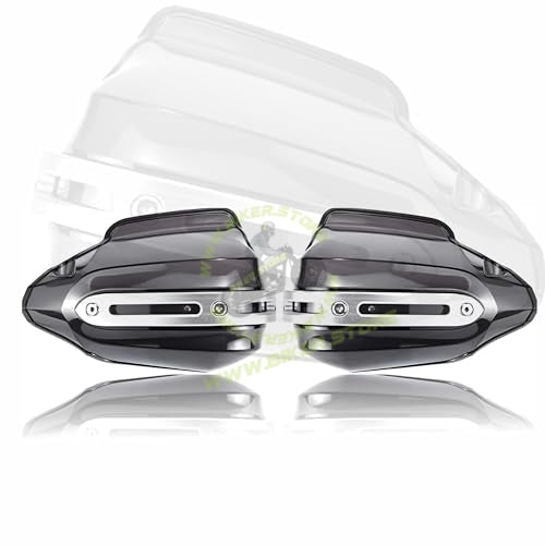 MG Universal Hand Guard Knuckle Guard Brake/Clutch Lever Guard Protector/Wind Deflector for All Bikes (Pack of 2) High End Protection with Hardened Aluminium Knuckle Protection - Biker.Store - www.biker.store