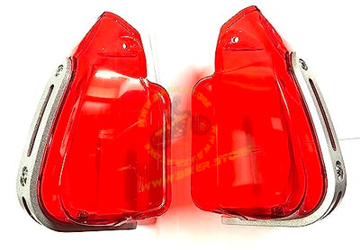 MG Universal Hand Guard Knuckle Guard Brake/Clutch Lever Guard Protector/Wind Deflector for All Bikes (Pack of 2) High End Protection with Hardened Aluminium Knuckle Protection - Biker.Store - www.biker.store
