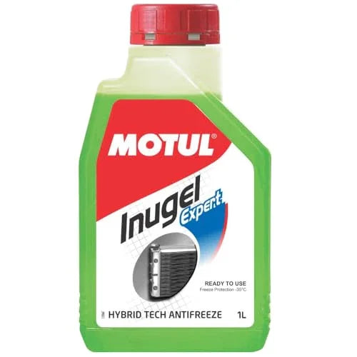 Motul Inugel Expert Hybrid Tech Antifreeze Coolant for Bikes – Ready-to-Use Radiator Fluid, Prevents Overheating & Corrosion, Long-Lasting Engine Protection, 1L|B01LXH91PY