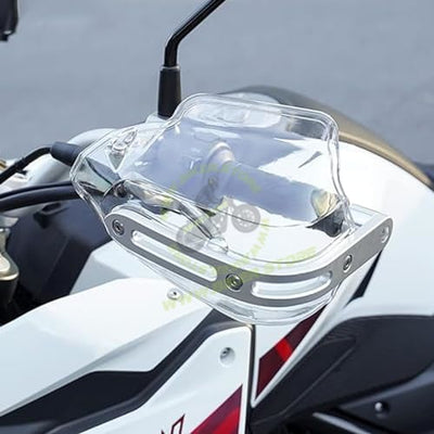 MG Universal Hand Guard Knuckle Guard Brake/Clutch Lever Guard Protector/Wind Deflector for All Bikes (Pack of 2) High End Protection with Hardened Aluminium Knuckle Protection - Biker.Store - www.biker.store
