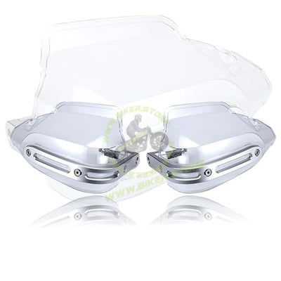 MG Universal Hand Guard Knuckle Guard Brake/Clutch Lever Guard Protector/Wind Deflector for All Bikes (Pack of 2) High End Protection with Hardened Aluminium Knuckle Protection - Biker.Store - www.biker.store