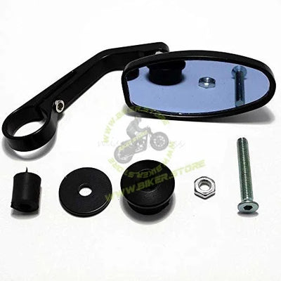 SGTB Handle Grip End Oval Side Mirror Bullet Classic Standard Thunderbird Electra 350 500 Pack of Two Rear View Mirrors|B07RGLSRNF