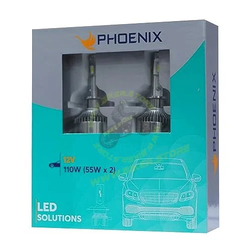 PHOENIX H3 LED Headlight Bulb 12V 6000K (1 Set) - Biker.Store - www.biker.store