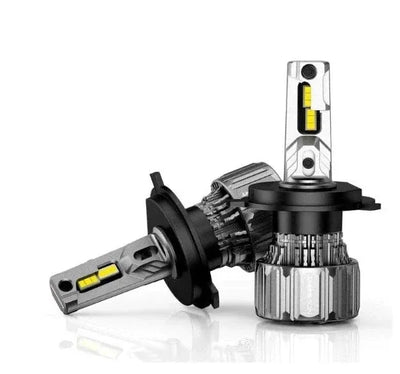 NightEye Novsight H7 LED Headlight Kits (Pack of 2)- Bridgelux-COB LED Chips - 72W 10000Lumens 6500K White - High/Low Beam Headlight/Fog Light Conversion Kit - Biker.Store - www.biker.store