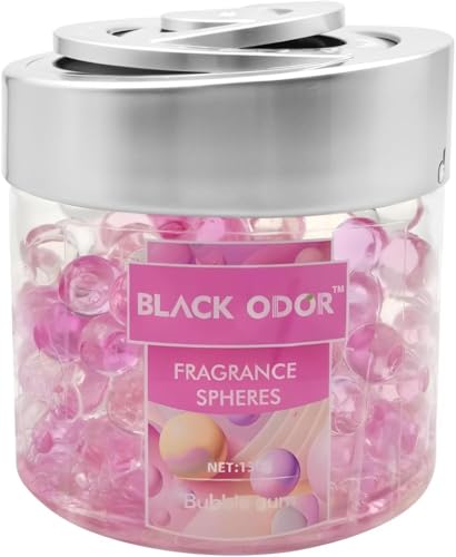 Black Odor Super Fragrance Black Odor Car Air Freshener B0-10| 130g Bubble Gel Balls | Long-Lasting Scent for Home, Office, Car, Bathroom & Closet | Odor Eliminator & Room Deodorizer (Passion Fruit) - Biker.Store - www.biker.store