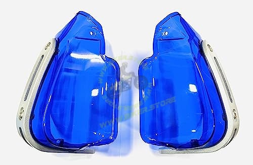 MG Universal Hand Guard Knuckle Guard Brake/Clutch Lever Guard Protector/Wind Deflector for All Bikes (Pack of 2) High End Protection with Hardened Aluminium Knuckle Protection - Biker.Store - www.biker.store