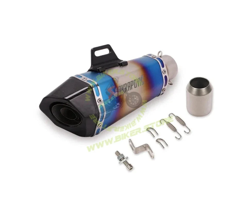 Akrapovic 6 Cut Clamp Exhaust (Replica) - Biker.Store - www.biker.store