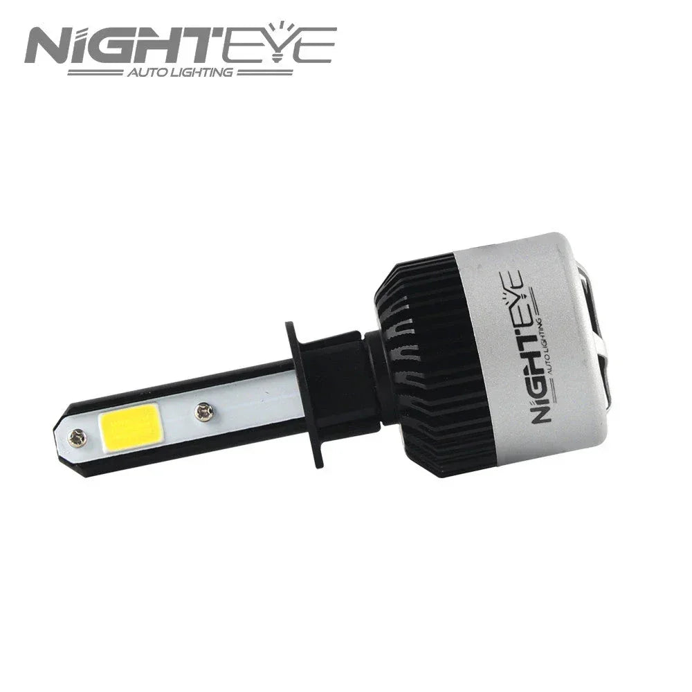 ORIGINAL NIGHTEYE H1 LED Headlight Bulb for Car and Bike White, 72 Watt, 2 Bulbs - 9000 Lumens ULTRA BRIGHT, Type H1 - Biker.Store - www.biker.store
