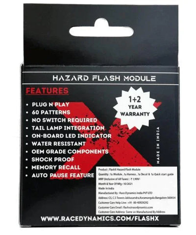 FlashX Hazard Flash Module for Jawa Forty Two - Biker.Store - www.biker.store