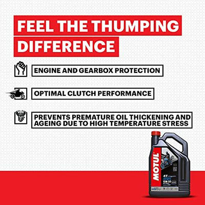 Motul 3000 4T Plus 15W-50 Engine Oil for Royal Enfield – HC-Tech Formula, API SM, Advanced Engine Protection, Smooth Performance & Long-Lasting Care, 2.5 L - Biker.Store - www.biker.store