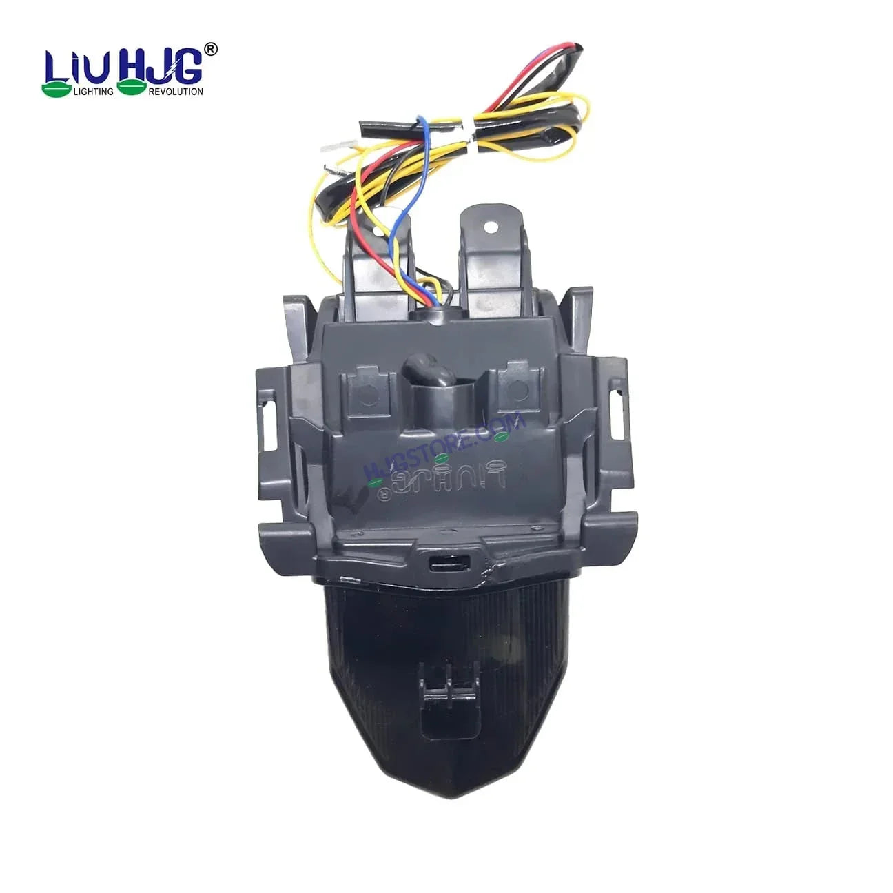 HJG R15 Tail Light Assembly Arrow Multicolor Bike Tail Light Brake Light Indicator Light in 1 Motorbike LED for Yamaha R15 V3, R15 V4, R15 M, MT 15 (12 V, 12 W) LIU HJG Arrow Tail Light Assembly R15 V4, R15 M, MT 15, Pack of 1 - Biker.Store - www.biker.store