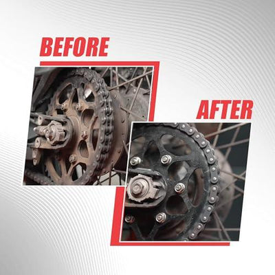Motul Combo of C2 Chain Lube (400 ml) and C1 Chain Clean for All Bikes (400 ml) (LBCH014) - Biker.Store - www.biker.store