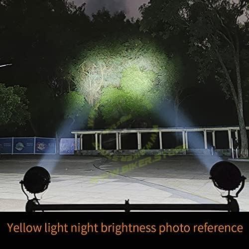 HJG LED Round Driving Fog Lights OffRoad Driving Spot Lights 2Pcs 3 Inch Super Bright LED Pod lights Work Auxiliary Lights Ditch Lights fit for ATV UTV SUV Pickup Motorcycle Truck Car Golf Boat - Biker.Store - www.biker.store