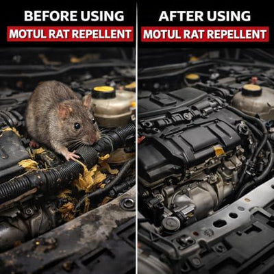 Motul Rat Repellent Spray for Cars & Bikes – Protects Wiring and Engine Parts from Rats, Long-Lasting Natural Formula for Safe Vehicle Care, Suitable for All Vehicles, 200 ml|B0DBVSCYTP