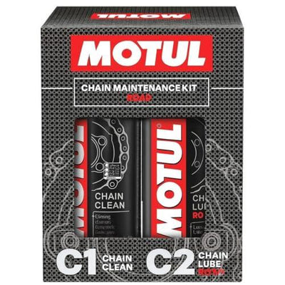 Chain Cleaner C1 (150 ml) & Chain Lube Road C2 (150 ml) | Chain Oil (300 ml, Pack of 1) - Biker.Store - www.biker.store