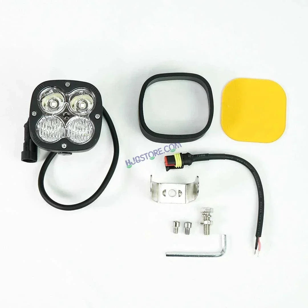 HJG 120W 4x4 4 LED CREE Spirit Model LIU HJG 60w Fog Light Auxiliary Light For All Motorcycles White With Yellow Filter Cap (Set of 2) HJG 4x4 CREE Spirit Model - Biker.Store - www.biker.store
