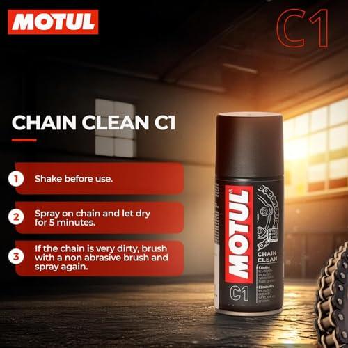 Chain Cleaner C1 (150 ml) & Chain Lube Road C2 (150 ml) | Chain Oil (300 ml, Pack of 1) - Biker.Store - www.biker.store
