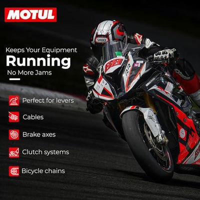 Motul EZ Lube 400 ml All-Purpose Spray Cleaner – Removes Rust & Stains, Lubricates Hinges and Furniture Joints, Ideal for Home, Car & Bike Maintenance|B0CBTXKM3N