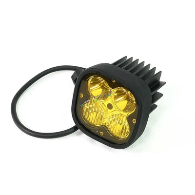 HJG 120W 4x4 4 LED CREE Spirit Model LIU HJG 60w Fog Light Auxiliary Light For All Motorcycles White With Yellow Filter Cap (Set of 2) HJG 4x4 CREE Spirit Model - Biker.Store - www.biker.store