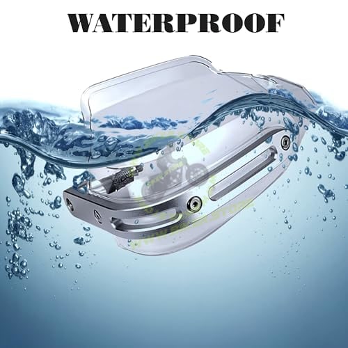MG Universal Hand Guard Knuckle Guard Brake/Clutch Lever Guard Protector/Wind Deflector for All Bikes (Pack of 2) High End Protection with Hardened Aluminium Knuckle Protection - Biker.Store - www.biker.store