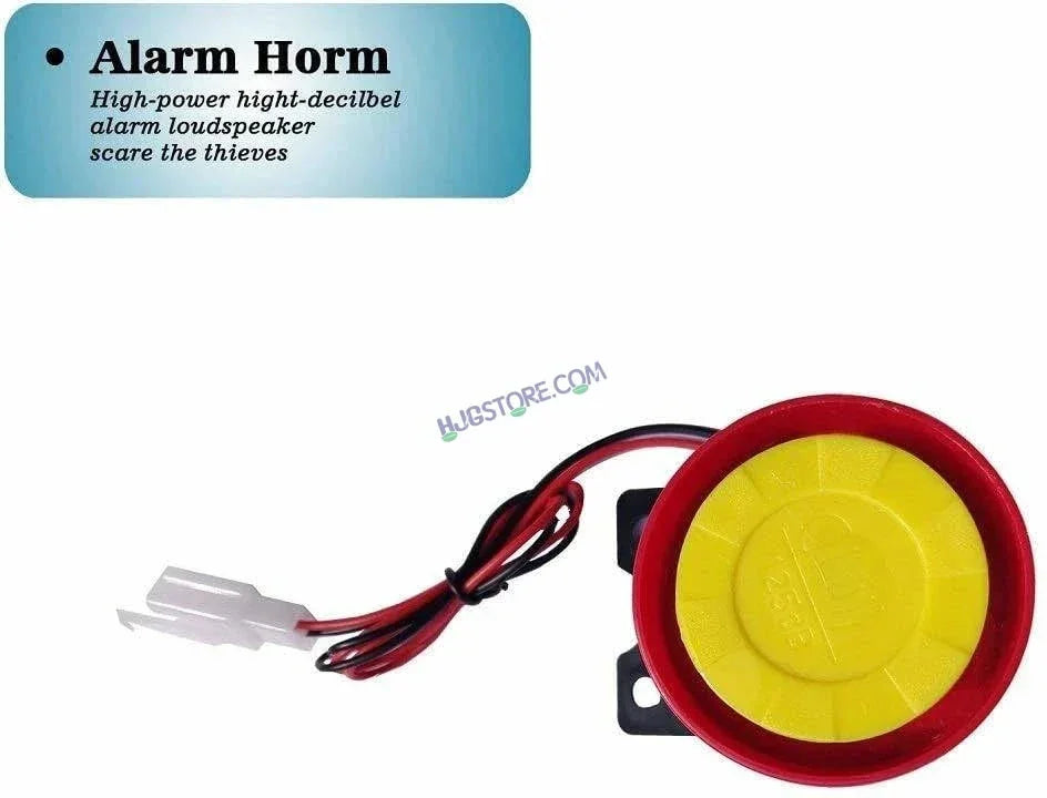 HJG Keyless Alarm System Kit Keyless Start One-Way Bike Alarm Kit for Two Wheeler Security HJG Anti-Theft Alarm System Kit (Loud Siren 125 dB, Flashing Light) LIU HJG Keyless Alarm System Kit - Biker.Store - www.biker.store