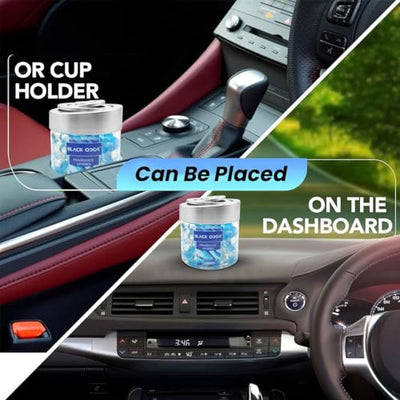 Black Odor Super Fragrance Black Odor Car Air Freshener B0-10| 130g Bubble Gel Balls | Long-Lasting Scent for Home, Office, Car, Bathroom & Closet | Odor Eliminator & Room Deodorizer (Cologne) - Biker.Store - www.biker.store