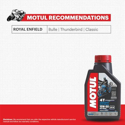 Motul 3000 4T Plus 15W50 API SM HC Tech Engine Oil for Bikes (1 L)|B01IDHDB6G