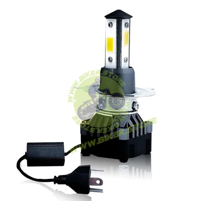 MOTO GENIUS Super Bright 40W LED Headlight Conversion Kit for Car & Motorbike – Waterproof, Energy Efficient, High Performance, Steel & Aluminium Housing – Easy Installation(H4) - Biker.Store - www.biker.store