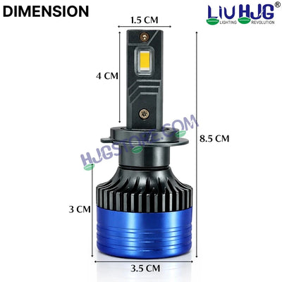 HJG 180W H7 Two Pin 2pc LED Headlight Bulbs H7 Adjustable Holder LED Bulb AC/DC Headlight White 6500K 180W Headlight Bulbs for Bike Car LED Light H7 Two Pin White Headlight 12V/24V for Bike/Car, LIU HJG 180W H7 Socket Bulbs Pack of 2, H7 Socket - Biker.Store - www.biker.store