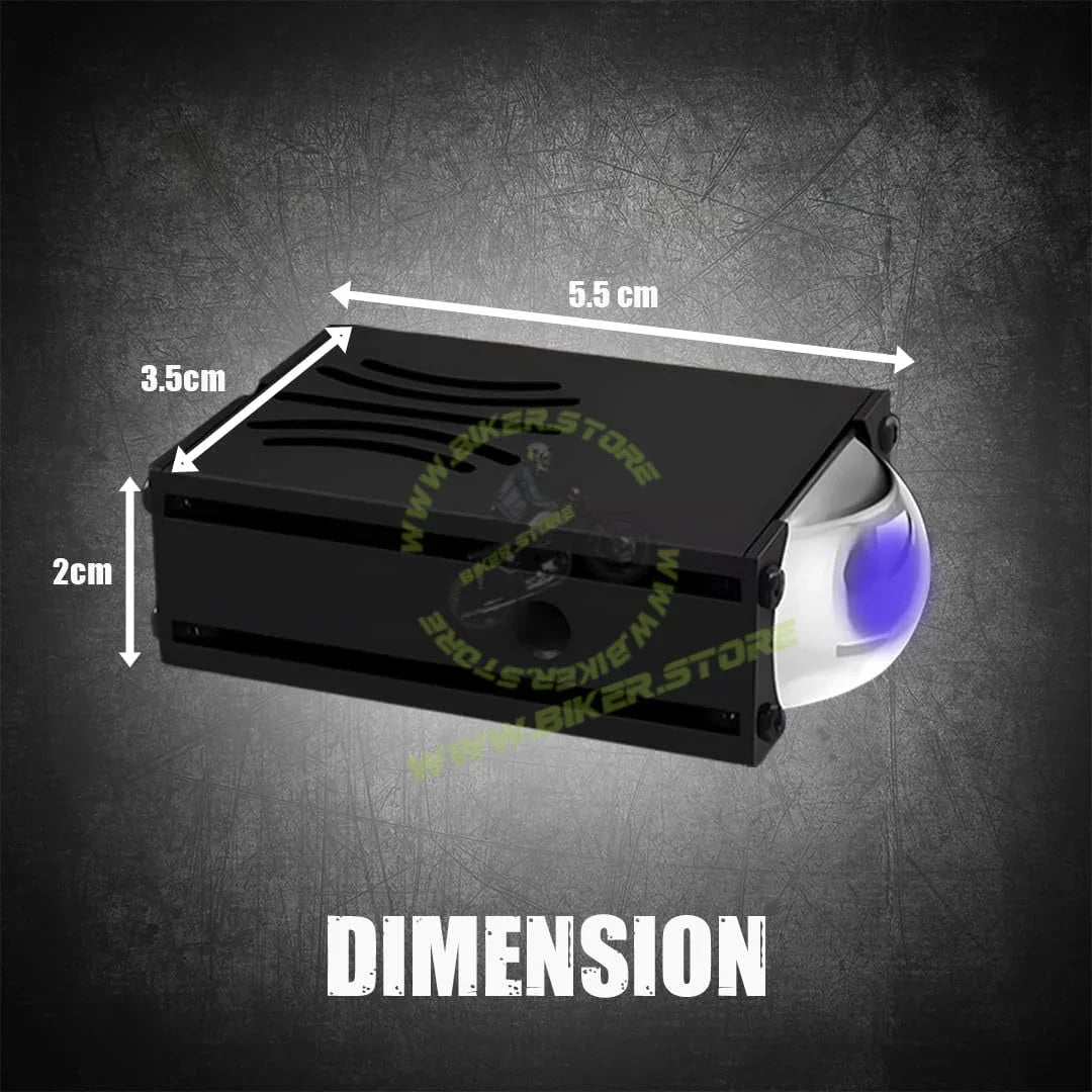 MOTO GENIUS 70W LED Fog Light (35W-2) Ultra-Thin Mini Driving Light for Motorcycle Car | Super Bright, IP67 Waterproof, Aluminum Housing - Biker.Store - www.biker.store