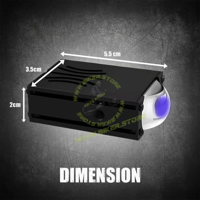 MOTO GENIUS 70W LED Fog Light (35W-2) Ultra-Thin Mini Driving Light for Motorcycle Car | Super Bright, IP67 Waterproof, Aluminum Housing - Biker.Store - www.biker.store