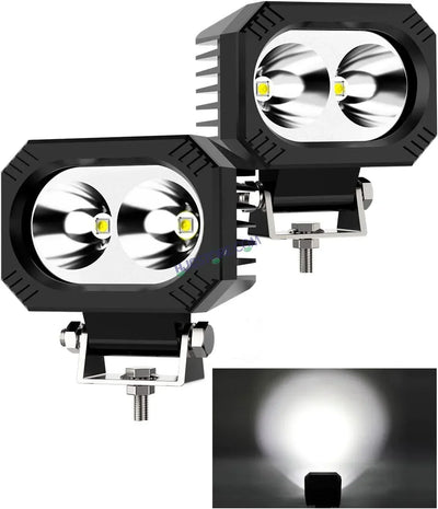 HJG 2 LED CREE 4 Inch Fog Light 100W 20000 Lumens Fog Light 2 LED CREE 2pc Foglight Spread Light Fog 100W with 20000 Lumens Brightness Foglight Ultra Wide Intensity LED Fog Lights 2 LED CREE (100W) Universal For All Cars & Bikes LIU HJG 2 LED CREE 4 Inch - Biker.Store - www.biker.store