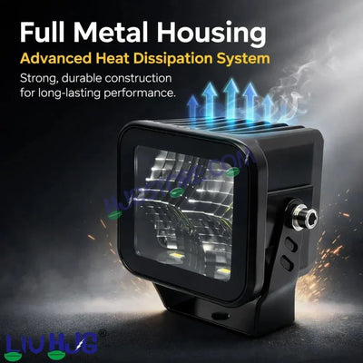 HJG W-08 White Cube Foglight 72W White Foglight White LED Foglight Ultra Wide Spread White Light 72W Foglight Ultra Wide Intensity LED Driving Fog Lights Universal For All Cars & Bikes LIU HJG W-08 White Cube Foglight Driving Lights, Pack of 2 - Biker.Store - www.biker.store