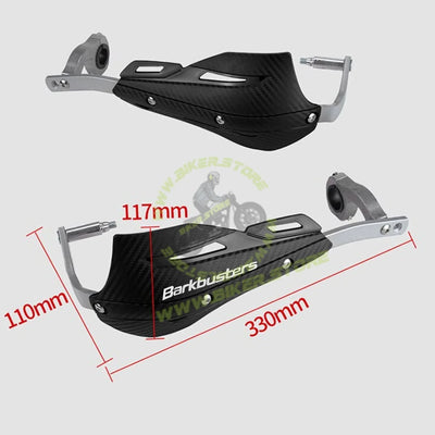 Bark Buster Metal HandGuard (Black) - HAND PROTECTOR for Universal Fit Motorcycles - Biker.Store - www.biker.store