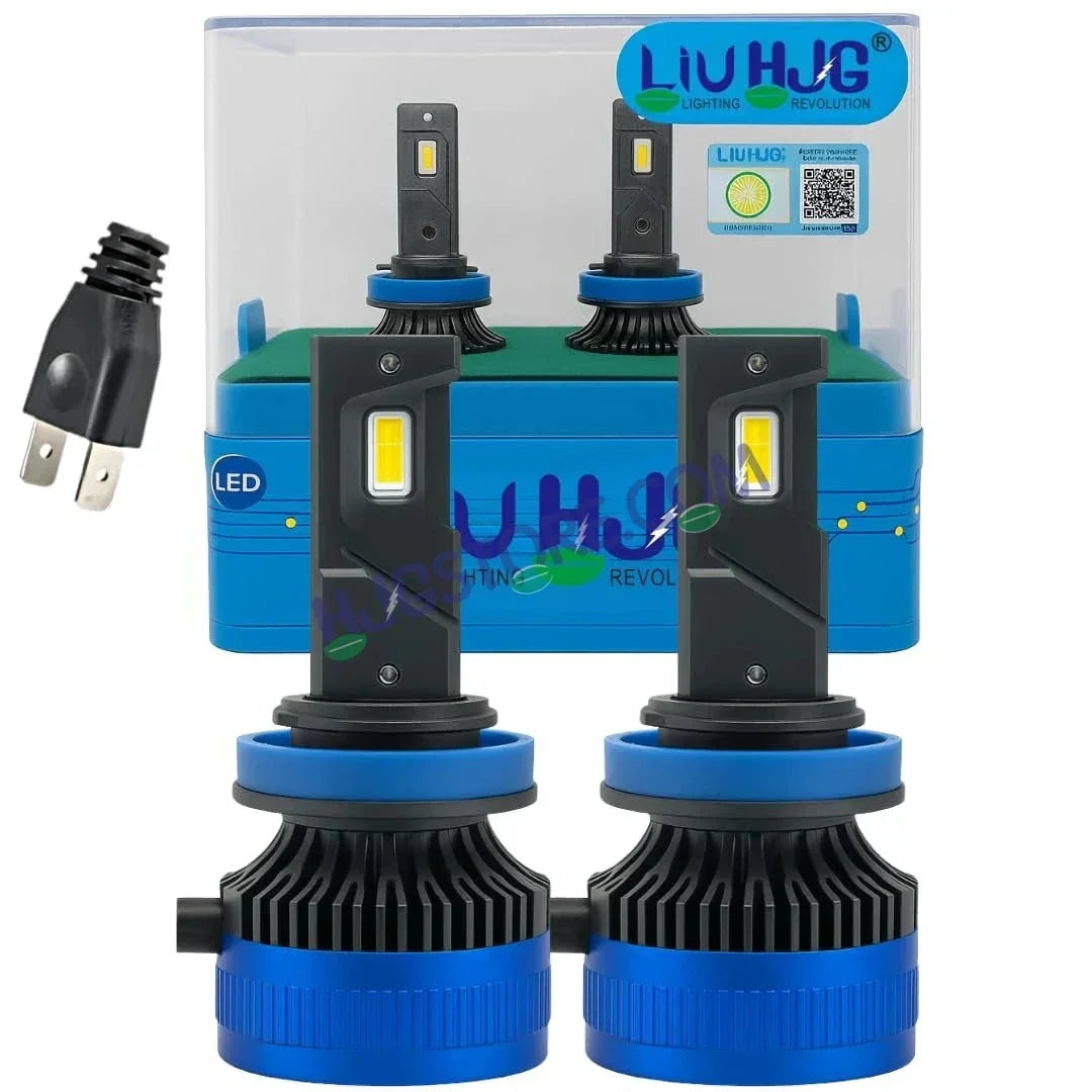 HJG 120W H7 2pc LED Headlight Bulbs H7 Adjustable Holder LED Bulb AC/DC Headlight White 6500K 120W Headlight Bulbs for Bike Car LED Light H7 Socket LED Beam Headlight 12V/24V for Bike/Car, LIU HJG 120W H7 Socket Bulbs Pack of 2, H7 Socket - Biker.Store - www.biker.store