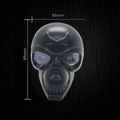 HJG Skull Red Eye Foglight 60W Fog Light For Bike/Car/Thar/Jeep (Cool White/Yellow/Warm White, 40W each) - Pack of 1 HJG New Model Skull Foglight, Pack of 1 HJG - Biker.Store - www.biker.store