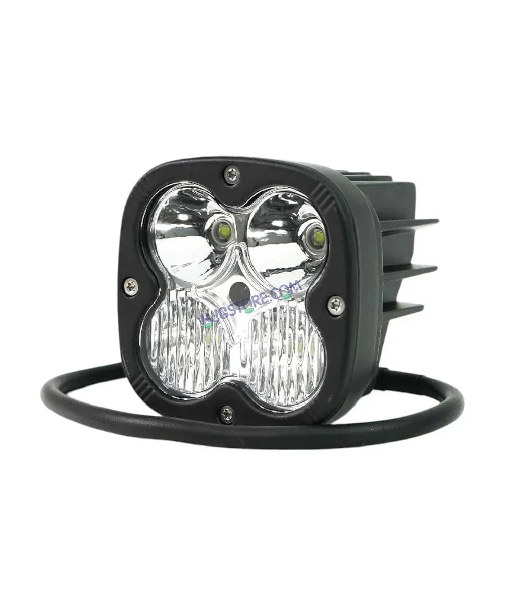 HJG 120W 4x4 4 LED CREE Spirit Model LIU HJG 60w Fog Light Auxiliary Light For All Motorcycles White With Yellow Filter Cap (Set of 2) HJG 4x4 CREE Spirit Model - Biker.Store - www.biker.store